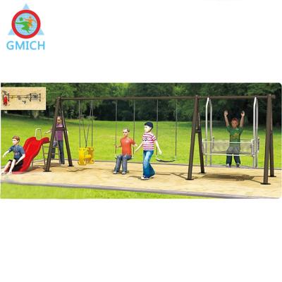 China Outdoor Plastic Playground Garden Swing Kids Slide and Swing Playground Swing for sale