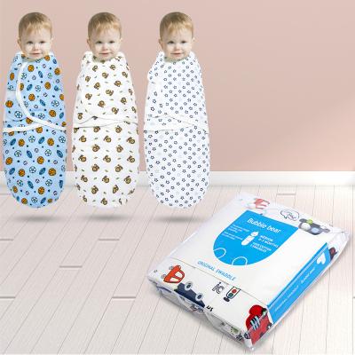 China Wearable Newborn Blanket 0-3 Months Baby Girls Boys Sleep Wrap Baby Wrap Set for sale