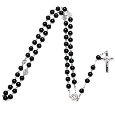 China 2021 heat sublimation rosary necklace religious sublimation rosary necklace for sale