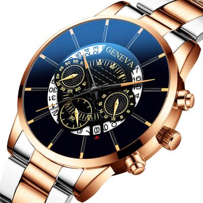 China Vintage Brand Date Automatic Watch Cowhide Genuine Leather Quartz Watches Male Wristwatches Men Strap Clock for sale