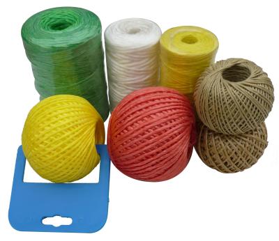 China Greenhouse Plastic UV Resistant 250g PP Rope Colored Bunting Twine Greenhouse Twine Banana Twine for sale