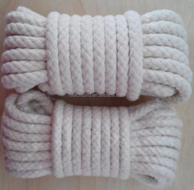 China Braided Cotton 6mm/8mm Sash Rope Diamond Cotton Rope for sale