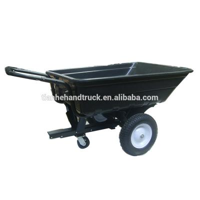 China Garden Lawn Tractor Wagon New Design Garden Tractor Dump Trailer ATV Farm Service Trailer for sale