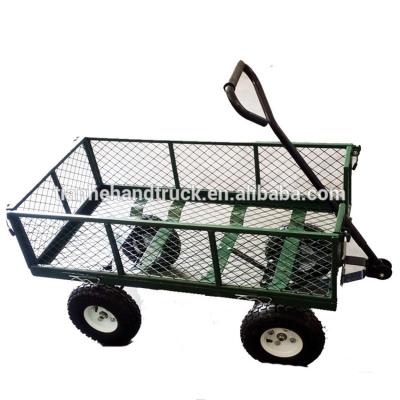 China Mesh Metal Wagon Garden Easily Gathered for sale