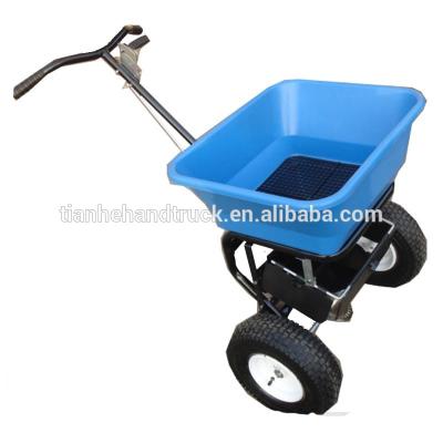 China Durable Hand Lawn Fertilizer Spreader Salt Spreader for sale