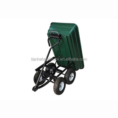 China Garden Farm Trade Insurance Four Wheels Commercial Construction Wheelbarrows Cheap Heavy Duty Wheelbarrow for sale