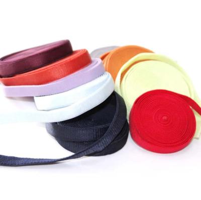 China Niris Lingerie One Side Shiny Low Minimum Soft Spandex Elastic Bra Strap Shoulder Tape for sale