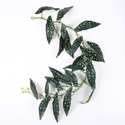 China Natural Touch 120cm Artificial Plants Vines Fake Hanging Garland Green Leaves Artificial Rattan for sale