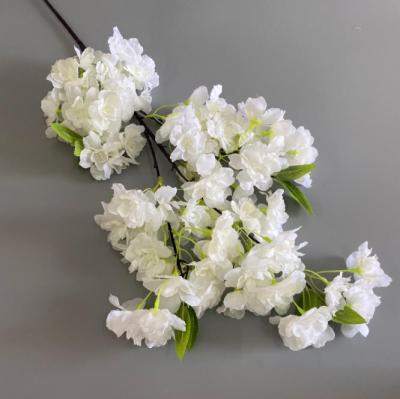 China High Quality Silk Cherry Blossom Artificial Decorative Silk Flowers Natural Touch for sale