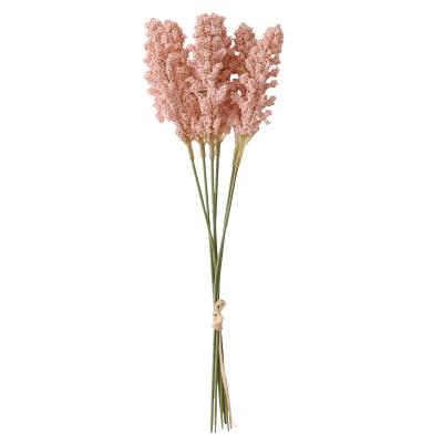 China New Design Foam Lavender Bunch PE Artificial Flower Eco-friendly Bouquet For Events Decor for sale