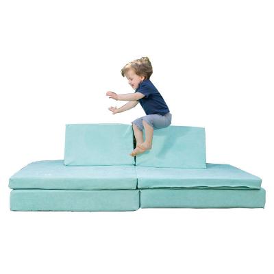 China 2021 New Design Modern Modular Kids Foam Play Couch Living Room Folding Furniture Kids Play Couch for sale