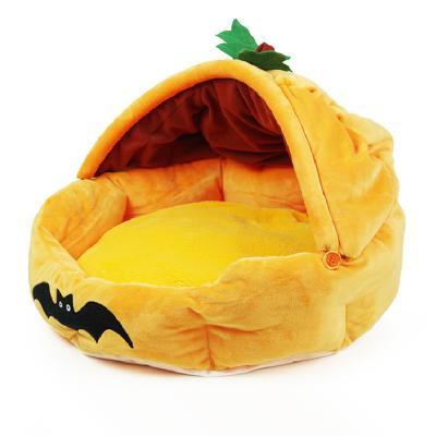 China Sustainable Pumpkin Shaped Dog Beds for sale