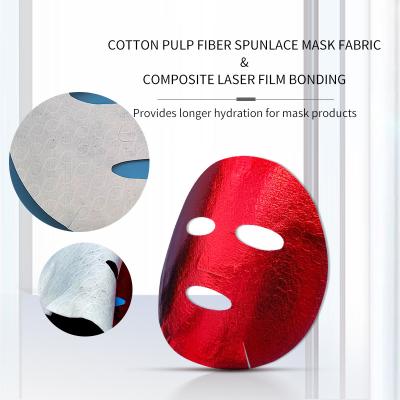 China PRIUS 50gsm Biodegradable Skin Care Laser Mask Sheet Face Masks Facial Cotton Paper Compound Skin Care for sale