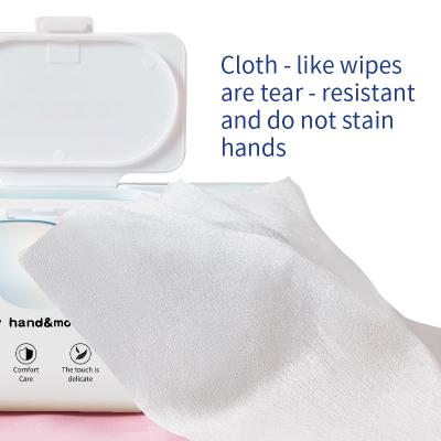 China Soft Cleaning Baby Wipes Baby Hand and Mouth Wipes Pure RO Water No Alcohol No Extra Baby Spunlace Nonwoven Fabric For Wet Wipes for sale