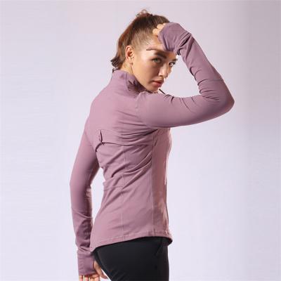 China 2021 Hot Sale Ladies Breathable Sports Jacket Yoga Trainer Jacket With Good Price for sale