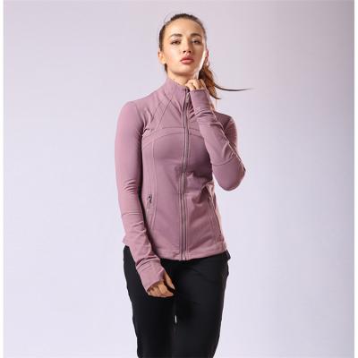 China Newest Breathable Long Sports Jacket Custom Made Yoga Jackets With Size Quality for sale