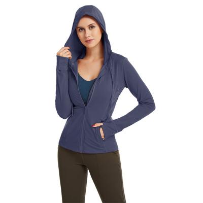 China High Performance Women's Breathable Jackets Coats Sports Yoga Jackets Women Edgy for sale