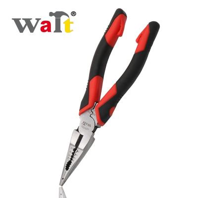 China MULTI FUNCTIONAL HOLD 8 Inch Cr-v Cable Stripper Cutter Pliers Long Nose Pliers Purpose Crimping Multi Tool for sale