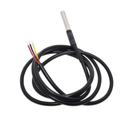 China Wide Range Origin DS18B20 High Quality Chip Waterproof Probe 1 Wire Digital Temperature Sensor for sale