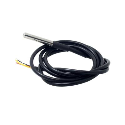 China Wide Range Origin DS18B20 High Quality Chip Waterproof Probe 1 Wire Digital Temperature Sensor for sale