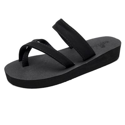 China Wholesale Student Outdoor Women's Heel Wedge Fashion Trend Slippers Sandals Shape Outdoor Beach Sandals for sale