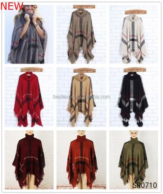 China Wholesale Fashion Women Pullover Sweaters Turtle Neck Anti-pilling Knitted Ponchos For Women Sweater Pullover Popular Product New for sale