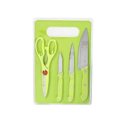 China Sustainable Kitchen Set All Stainless Steel Kitchen Knife Fruit Knife Bottle Opener Melon Cutter for sale