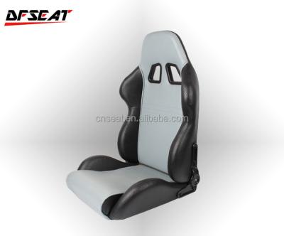 China Adjustable PVC Car Seat / Sports Car Driver Seat Racing Car Seat for sale