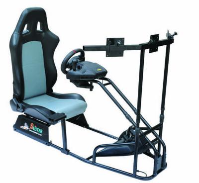 China Game Simulator Leather Racing Seat Cockpit Popular Style for sale