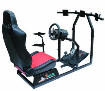 China Metal Logitech G25/G27 Racing Simulator Seat With Gear Clutch Rack for sale