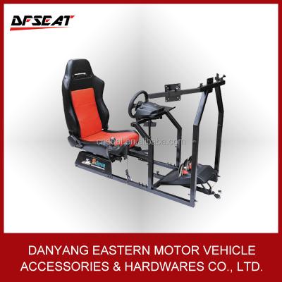 China Metal Logitech G25/G27 Racing Simulator With Gear Clutch Rack for sale