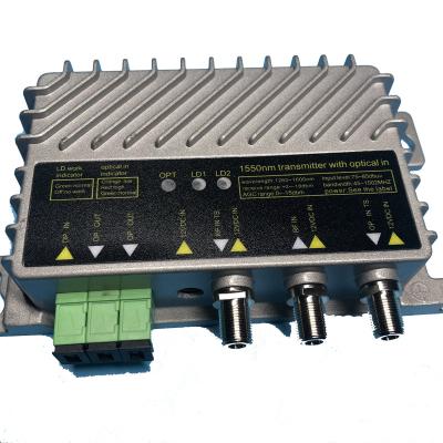 China FTTX Mini Optical Transmitter 1550nm Transmitter And Receiver Power Dual Type 10dbm for sale