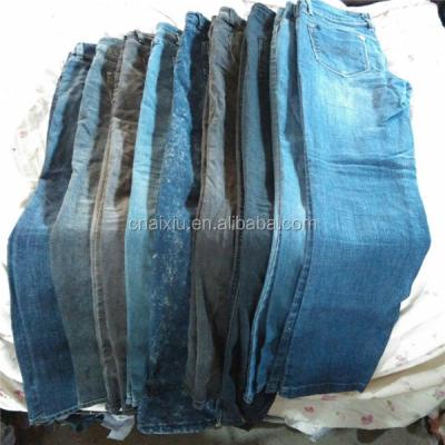 China Mens Used Clothing Fashionable Jeans For Ladies Top Brand Jeans Used Clothing for sale