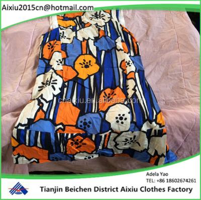 China Ladies used clothing used clothes balls, used ladies cotton dress used clothing for sale