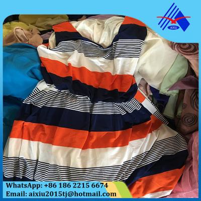 China Silk Brand Name Second Hand Clothes Sale Bulk Used Clothing For Sale for sale