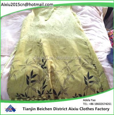 China Ladies Used Clothing In Bales Assorted Raw Used Silk Ladies Blouse Second Hand Clothing Wholesale for sale