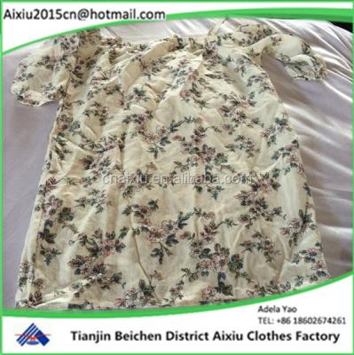 China Ladies Used Clothing Matching Bullets Bulk Used Ladies Silk Blouse Used Clothing for sale