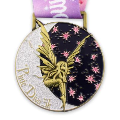 China Europe Medal Manufacturer Custom Design Stock Snowflake Pageant Sports Medals for sale