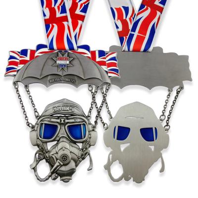 China Europe Manufacturers Made Award 3D Design Zinc Alloy Metal Military Custom Medal for sale