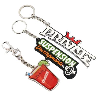 China Custom Metal Coffee Juice Metal Enamel Keychain Coffee Mug Drink Keychains Bottle Opener Key Chain for sale