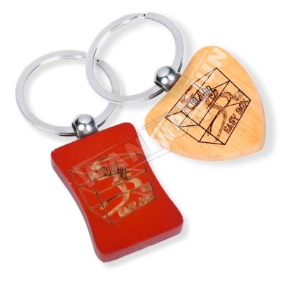 China Wholesale Wood Engraving Wood Keychains Promotion Metal Key Chain Masks Natural Wood Key Chain for sale