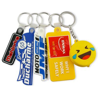 China Custom Cute Cartoon Llaveros Mini Soft Pvc Rubber Keychain From Factory Personalizados Eco-friendly for sale