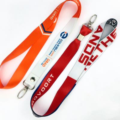 China Wholesale custom brand logo neck lanyard polyester/nylon lanyard best prices car manufacture for sale