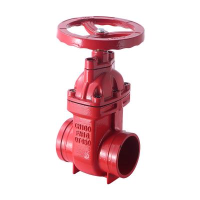 China Quality Guarantee Ductile Ductile Iron Ductile Iron Groundwater Rising Flange Gate Valve for sale