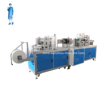 China High Efficiency High Elastic Production Automatic Protective Clothing Production Line Slaps Medical Isolation Gowns Machine for sale