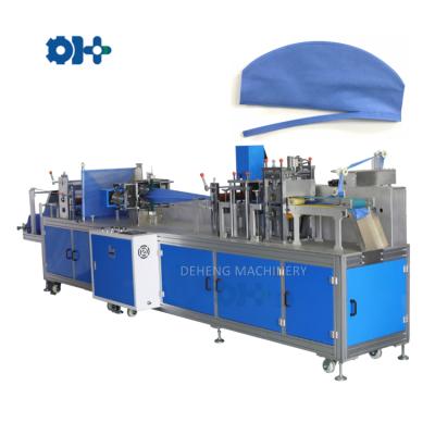 China Hospital Auto Medical Nonwoven Head Buffy Nurse Head Band Hairnet Mop Cap Factory Cover Nonwoven Surgical Cap Making Machine for sale