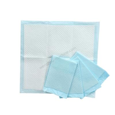 China Hotels Hotels Disposable Medical Underpad Making Machine Full Automatic Disposable Dog Pet Patient Sheet Product for sale