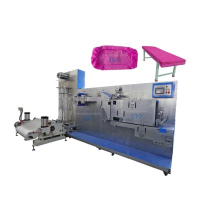 China Making Disposable Bed Deheng Disposable Bed Making Disposable Nonwoven Folding And Sheet Cutting Machine for sale