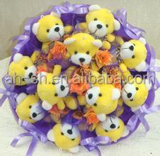 China Plush Bouquet Toy , Flower Plush Toys Plush Bouquet Small Key Chain Soft for sale