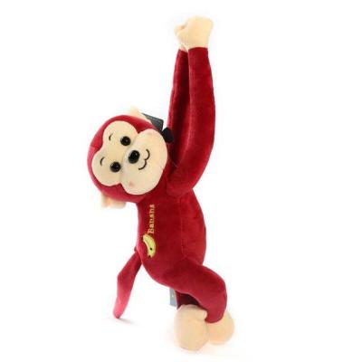 China Small Plush Monkey Touching Electronic Animal Voice Plush Toys for sale